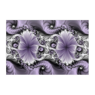Lilac Illusion Abstract Floral Fractal Art Fantasy
