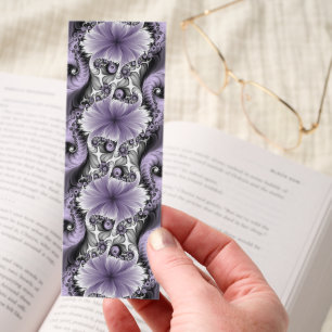 Lilac Illusion Abstract Floral Fractal Art Fantasy Bookmarks