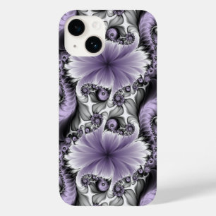 Lilac Illusion Abstract Floral Fractal Art Fantasy Case-Mate iPhone 14 Case