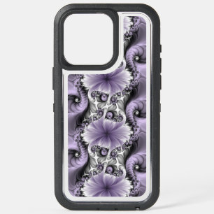 Lilac Illusion Abstract Floral Fractal Art Fantasy iPhone 15 Pro Max Case