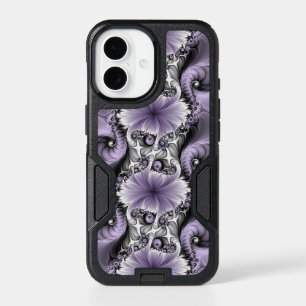 Lilac Illusion Abstract Floral Fractal Art Fantasy iPhone 17 Case