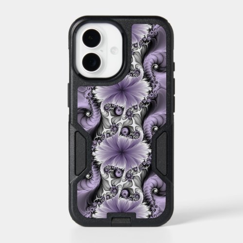 Lilac Illusion Abstract Floral Fractal Art Fantasy iPhone 17 Case