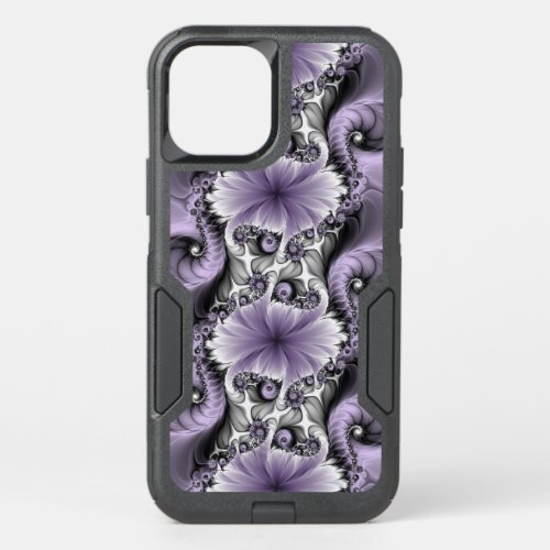 Lilac Illusion Abstract Floral Fractal Art Fantasy OtterBox Commuter iPhone 12 Pro Case