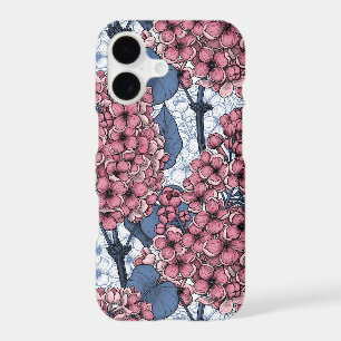Lilac in pink and blue iPhone 17 case