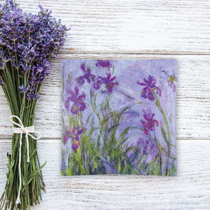 Lilac Irises Claude Monet Trinket Tray