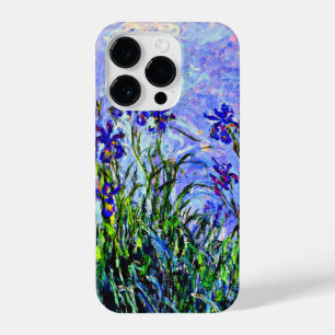 Lilac Irises, famous Monet painting, iPhone 14 Pro Case