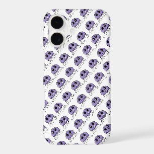 Lilac Jellyfriend Cartoon iPhone 17 Case