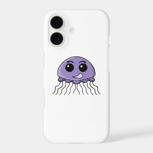 Lilac Jellyfriend Cartoon iPhone 17 Case