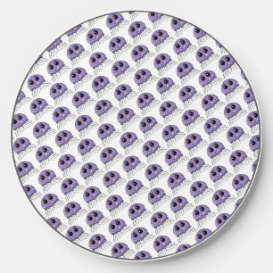 Lilac Jellyfriend Cartoon Wireless Charger