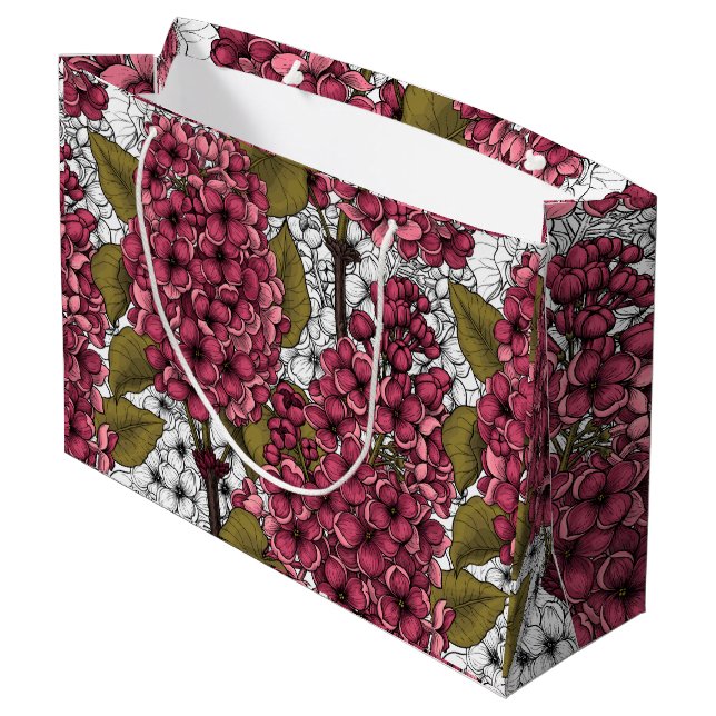 Lilac Large Gift Bag (Back Angled)