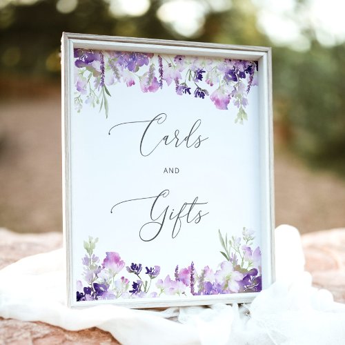 Lilac lavender Cards and gifts Poster