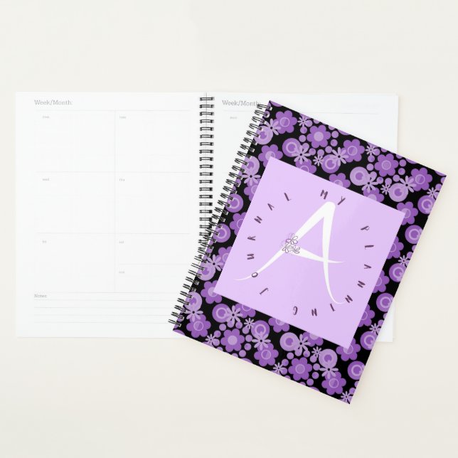 Lilac Letter A Planner (Display)