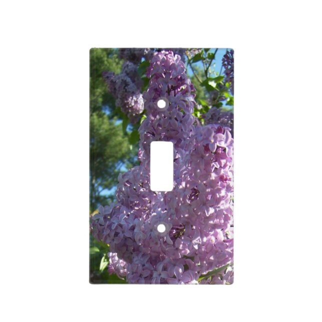 Lilac light switch cover (Front)