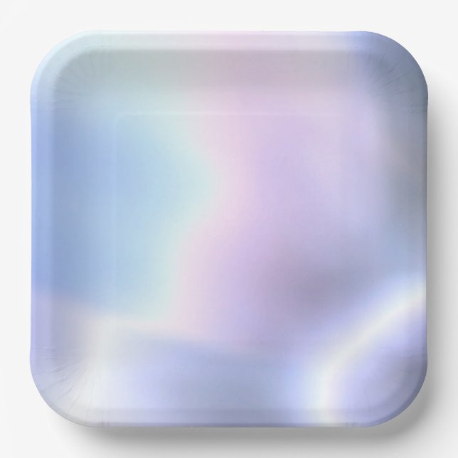 Lilac Lights Paper Plate (Front)