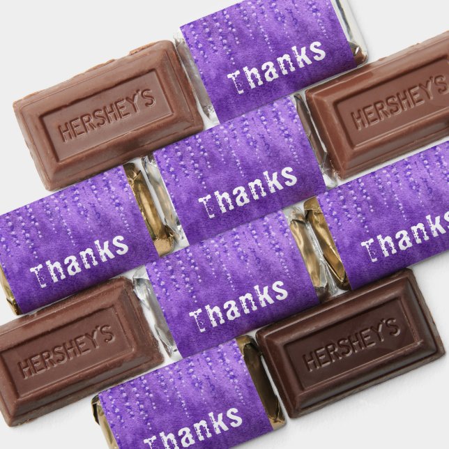 Lilac Lupines Wedding Hershey's Miniatures (Assorted)