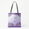 Lilac Maid of Honor Wedding Tote Bag