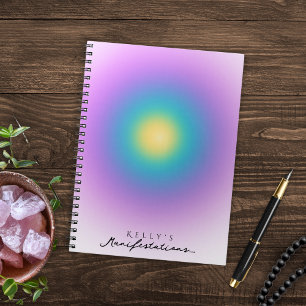 Lilac Manifestation Journal Positive Energy Glow