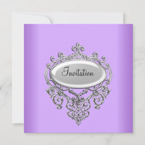 Lilac Mauve Invitation any Occasion
