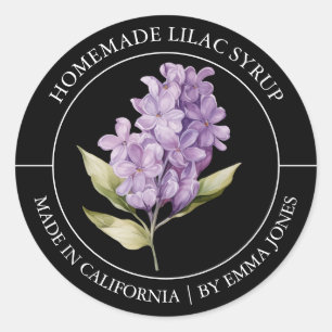 Lilac Modern label