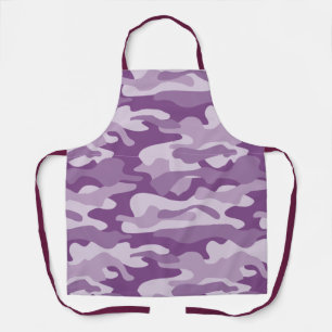 Lilac Monocolor Camo Apron