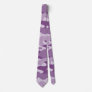 Lilac Monocolor Camo Neck Tie