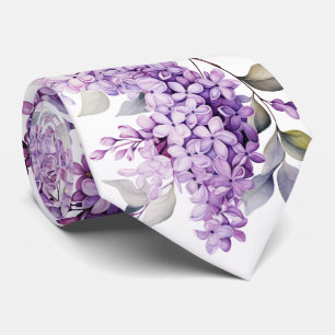 Lilac neck tie