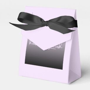 Lilac Noir Ombre Gift Box with Black Bow