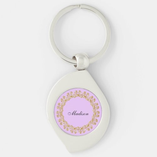 Lilac pastel lilac template keychain
