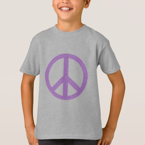 Lilac Peace Sign Products T_Shirt