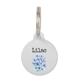 Lilac Pet ID Tag
