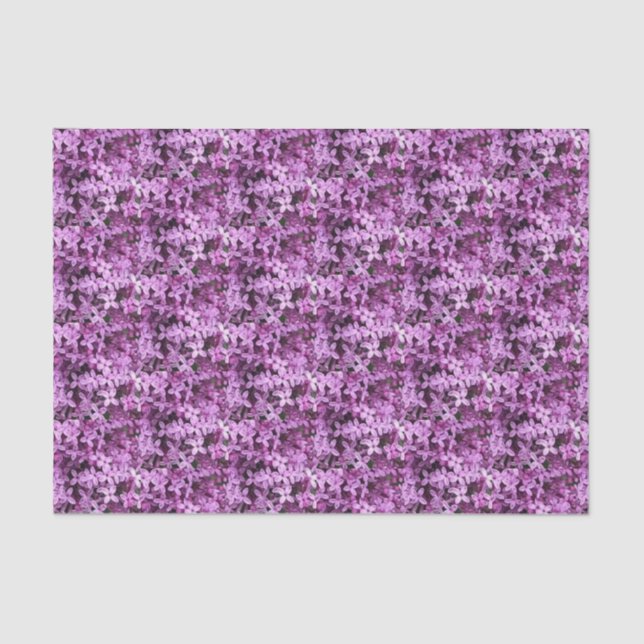 Lilac Photo | Tiled Half Drop | Tissue Paper (Front)