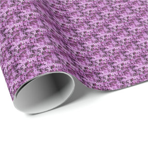 Lilac Photo   Tiled Half Drop   Wrapping Paper