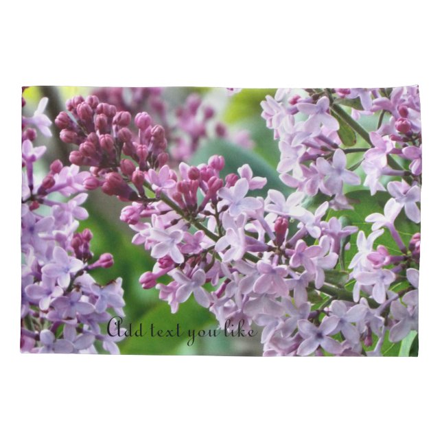 lilac pillow case (Back)