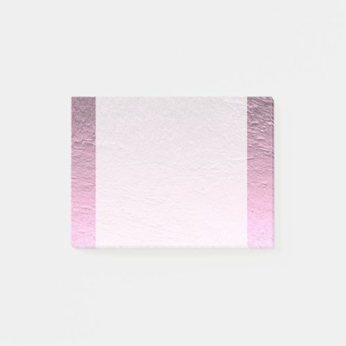 Lilac pink gradient aluminum grunge post_it notes