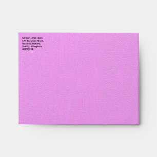 Lilac Pink Painted Canvas Texture Effect Envelope