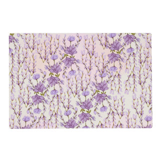 lilac placemat