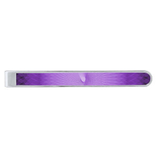 Lilac Plafond Silver Finish Tie Clip