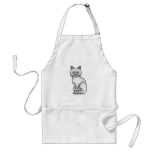 Lilac Point Birman / Ragdoll Cat Adult Apron