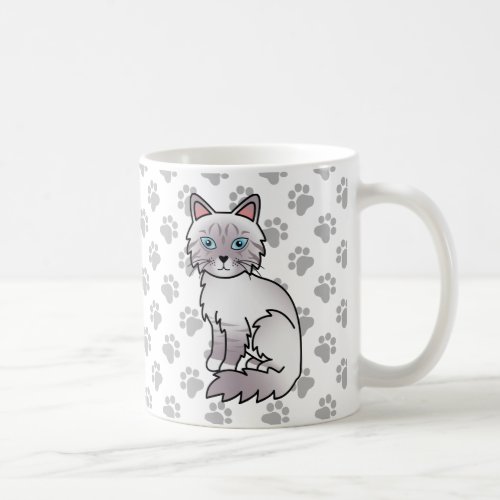 Lilac Point Tabby Birman  Ragdoll Cute Cat  Paws Coffee Mug