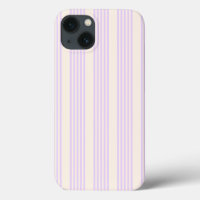 Lilac purple and beige five stripes pattern