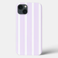Lilac purple and white five stripes pattern