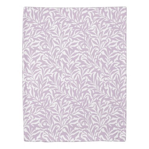 Lilac Purple and White Willow Bough Duvet Cover