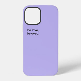 Lilac Purple Apple iPhone 12 Cover Be Love