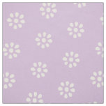 Lilac Purple Flowers Boho Aesthetic Pattern Fabric