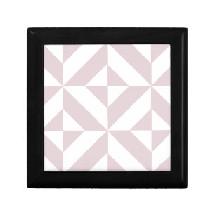 Lilac Purple Geometric Deco Cube Pattern Gift Box