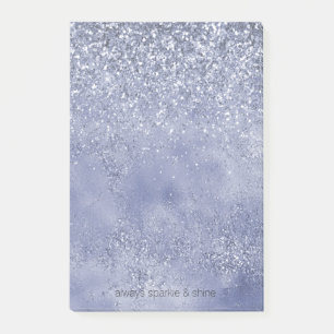 Lilac Purple Glitter Glitz sparkle glam Post-it Notes