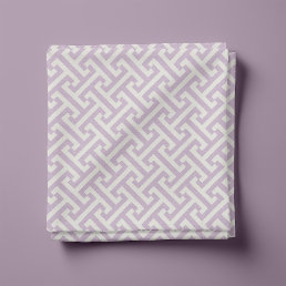 Lilac Purple Greek Key Pattern Fabric