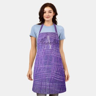Lilac Purple Metallic Glitter Modern Glam Luxury