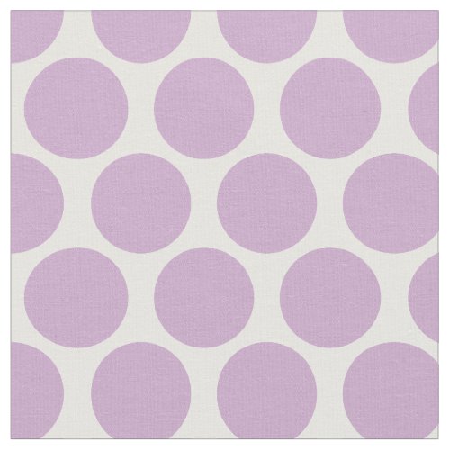 Lilac Purple Mod Dots Fabric