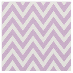 Lilac Purple Modern Chevron Stripes Fabric